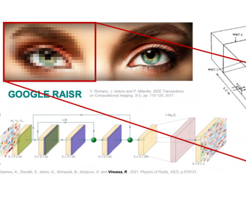 graphic image of two eyes one feature enlarged view