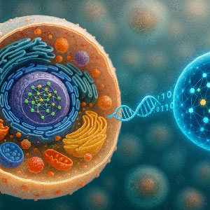 graphic of digital fusing to a cell